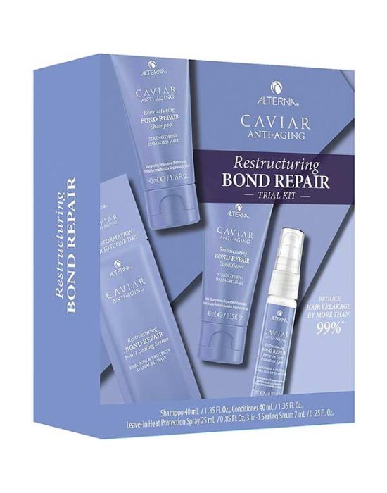 Alterna Caviar Restructuring Bond Repair Trial Kit (Σαμπουάν 40ml, Conditioner 40ml, Spray 25ml, Serum 7ml)