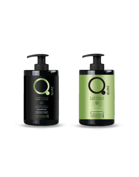 Qure Cannabis Therapy Shampoo & Masque Duo 300ml