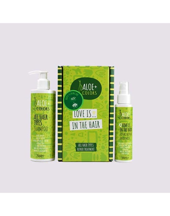 Aloe+Colors Shampoo & Hair Mist Set For All Hair Types