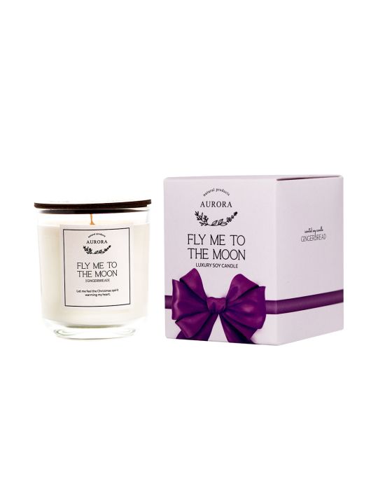 Aurora Natural Products Fly Me To The Moon Luxury Soy Candle