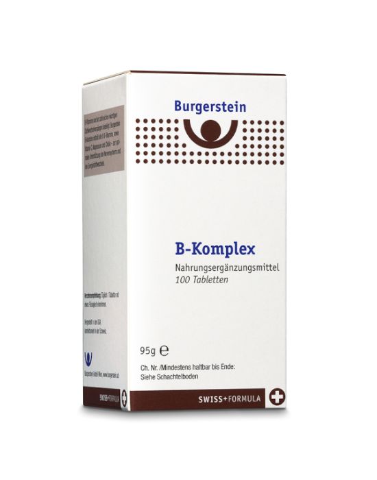 Burgerstein Vitamin B-Κomplex 100Tabs