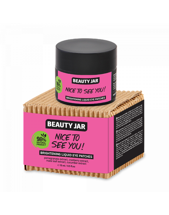 Beauty Jar Nice to See You Gel Brightening Liquid Eye Patches 15ml