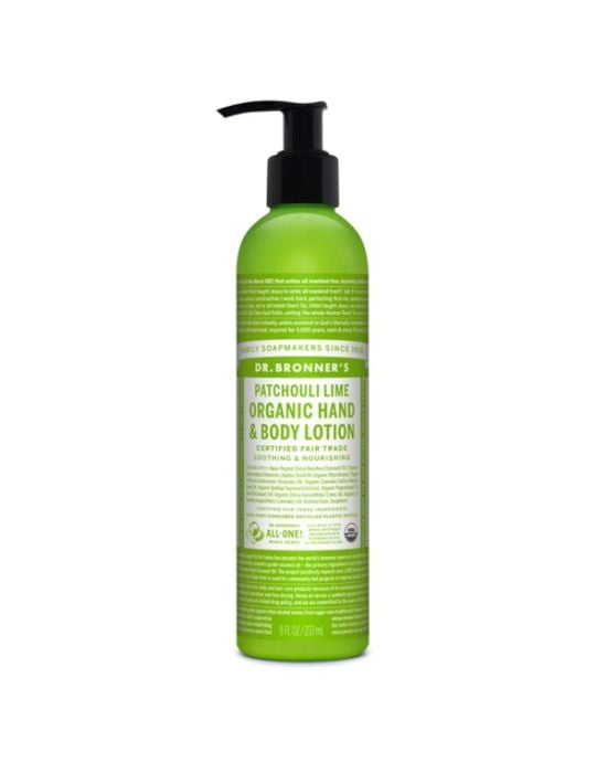 Dr Bronner's - Patchouli Lime Organic Body Lotion 240ml