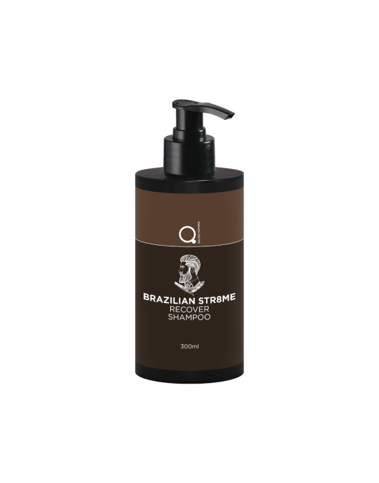 Qure Brazilian Str8me Recovery Shampoo (Σαμπουάν Αποκατάστασης) 300ml