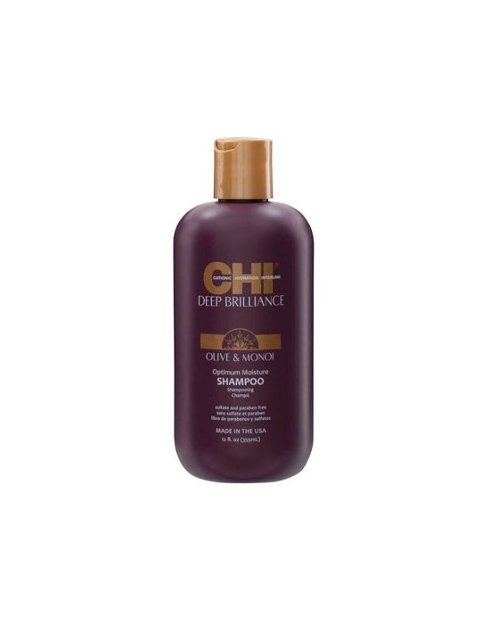 CHI Deep Brilliance Olive Monoi Optimum Moisture Shampoo 355ml