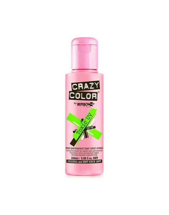 Crazy Color Ημιμόνιμη Κρέμα-Βαφή Μαλλιών Toxic UV 100ml (No 79)