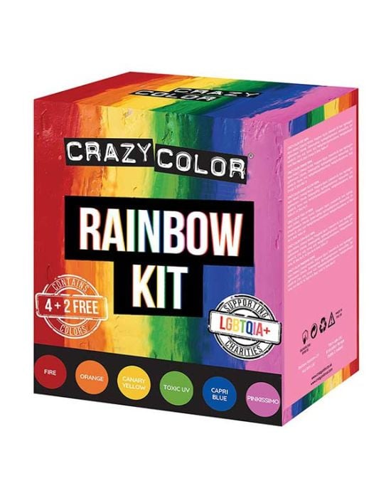 Crazy Color Rainbow Kit 4x100ml + 2 ΔΩΡΟ