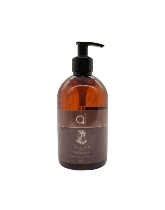 Qure Daily Hair & Body Soap 500ml - Σαπούνι καθημερινή χρήσης για μαλλιά και σώμα
