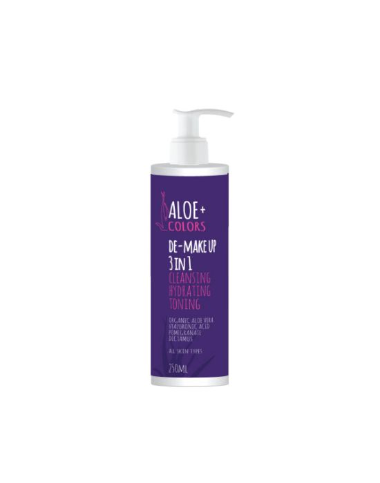 Aloe+Colors De-Make Up 3 in 1 Cleansing Hydrating Toning 250ml
