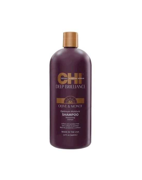 CHI Deep Brilliance Olive Monoi Optimum Moisture Shampoo 946ml