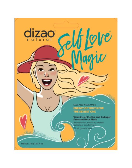 Dizao Vitamins Of The Sea & Collagen Face & Neck Mask 30g