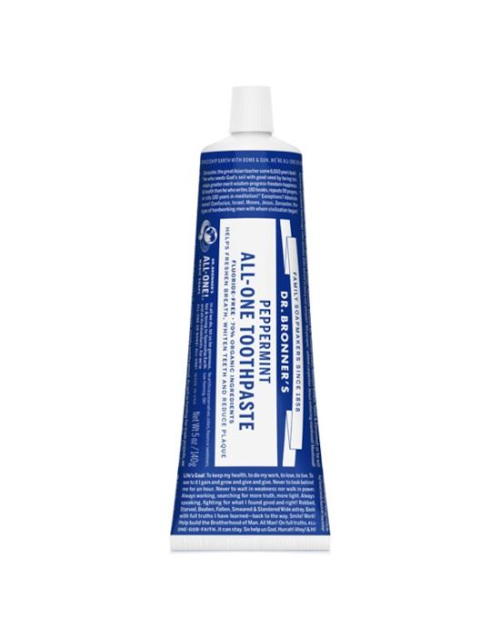 Dr Bronner's - Peppermint Organic Toothpaste 140gr