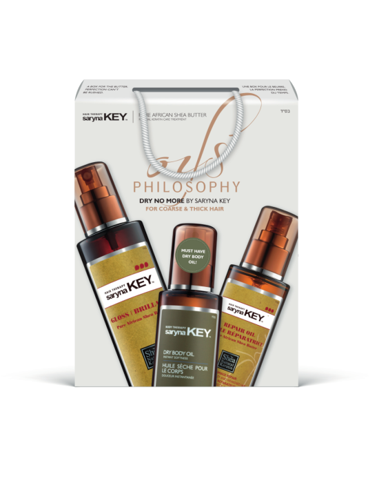 Sarynakey Oils Philosophy Dry No More For Coarse & Thick Hair Box 2+1 ΔΩΡΟ