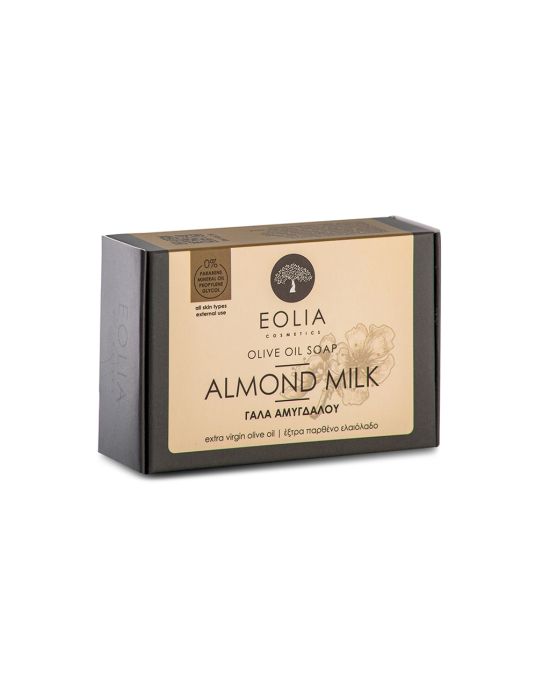 Eolia Cosmetics Handmade Olive Oil Soap Almond Milk 100gr