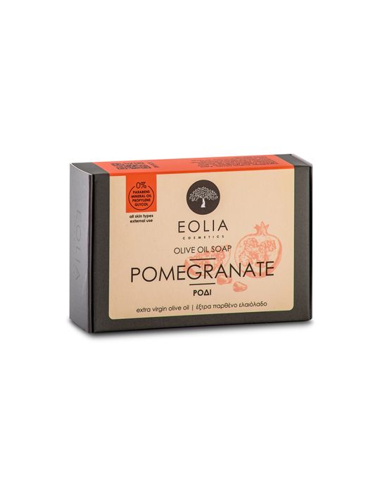 Eolia Cosmetics Handmade Olive Oil Soap Pomegranate 100gr