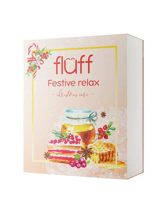 Fluff Body Care Set Festive Relax Limited Edition (Shower Gel 150ml, Body Balm 150ml)