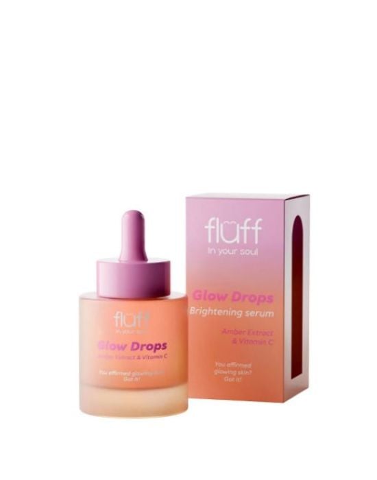 Fluff Glow Drops - Brightening Serum with Amber Extract and Vitamin C 30ml