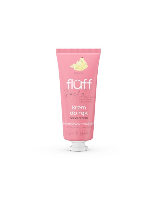 Fluff Hand Cream Antibacterial & moisturizing Banana 50ml