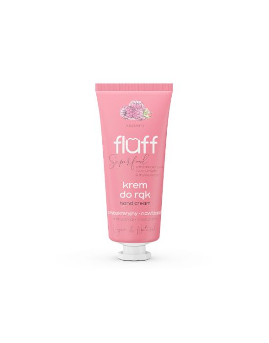 Fluff Hand Cream Antibacterial & Moisturizing Raspberry 50ml