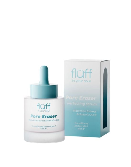 Fluff Pore Eraser Skin Perfecting Face Serum with Salicylic Acid and Malachite Extract 30ml