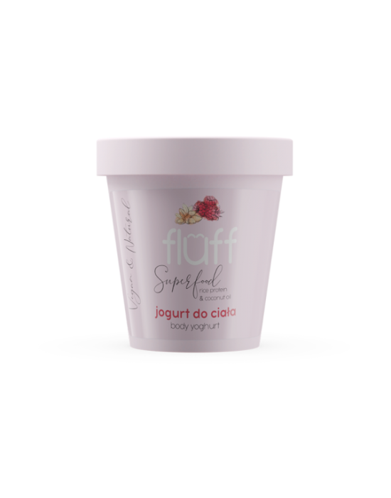 Fluff Body Yoghurt Raspberries & Almonds 180ml
