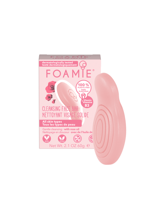 Foamie Cleansing Face Bar with Rose Oil 60gr
