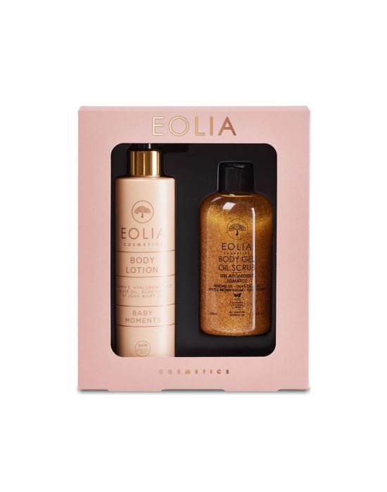 Eolia Cosmetics Giift Box Shower Gel Baby Moments & Body Lotion Baby Moments