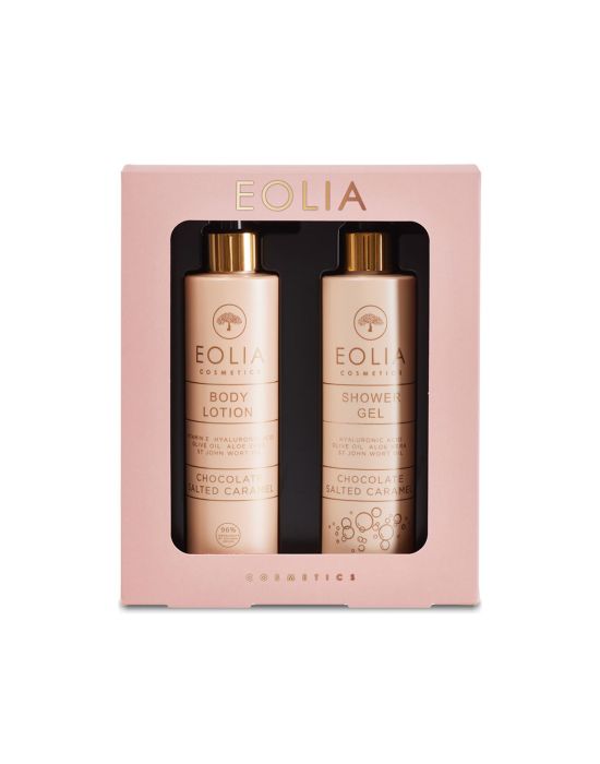 Eolia Cosmetics Gift Box Shower Gel Salted Caramel & Body Lotion Chocolate Salted Caramel