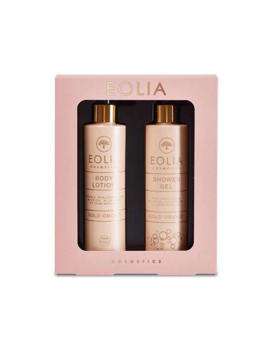 Eolia Cosmetics Gift Box Shower Gel Gold Orchid & Body Lotion Gold Orchid