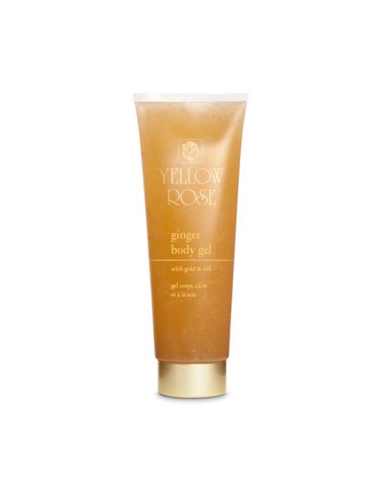 Yellow Rose Ginger Body Gel With Gold and Silk (250ml)
