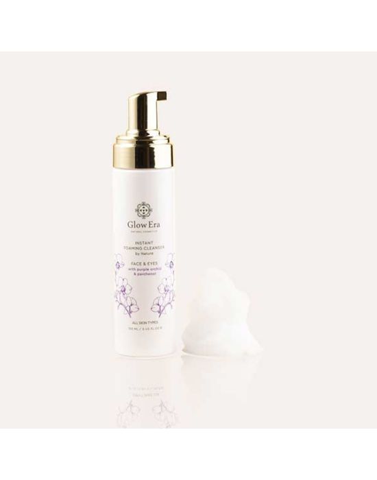 Glow Era Cleansing Foam Face and Eyes with Purple Orchid 150ml