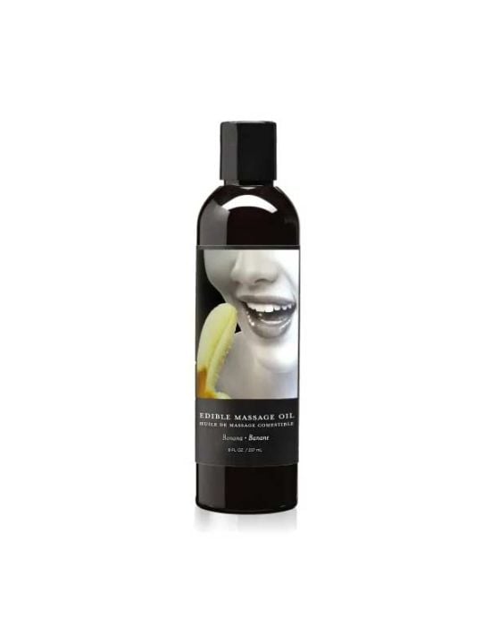 Hemp Seed Edible Massage Oil (Μπανάνα) 236ml