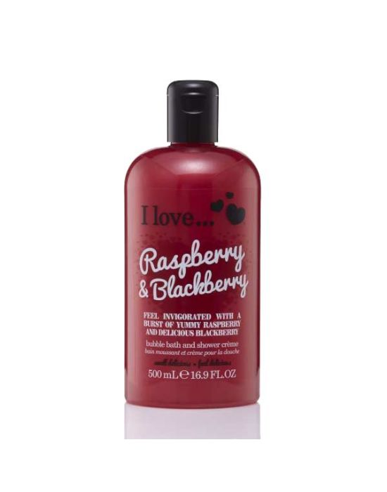 I Love Originals Raspberry & Blackberry Bubble Bath 500ml