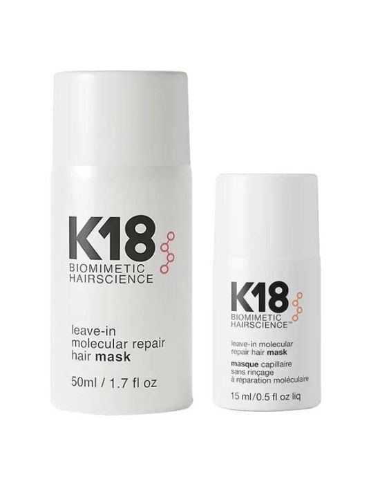 K18 Hair Leave-in Molecular Repair Hair Mask Set (50ml + 15ml)