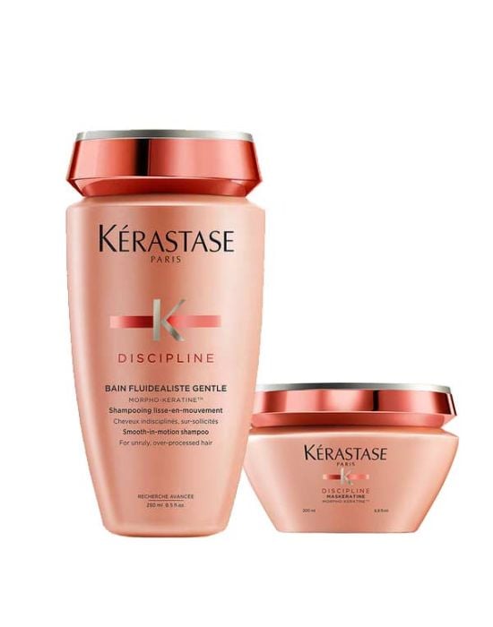 Kérastase Discipline Set (Shampoo No Sulfates 250ml, Mask 200ml)