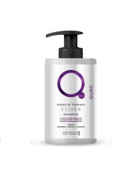 Qure Keratin Therapy Silver Shampoo 300ml