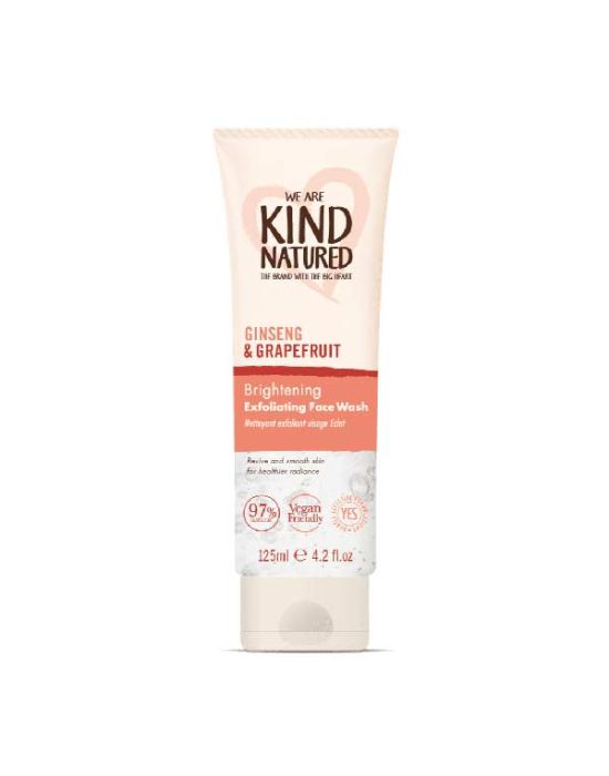 Kind Natured Brightening Ginseng and Grapefruit Exfoliating Face Wash 125ml