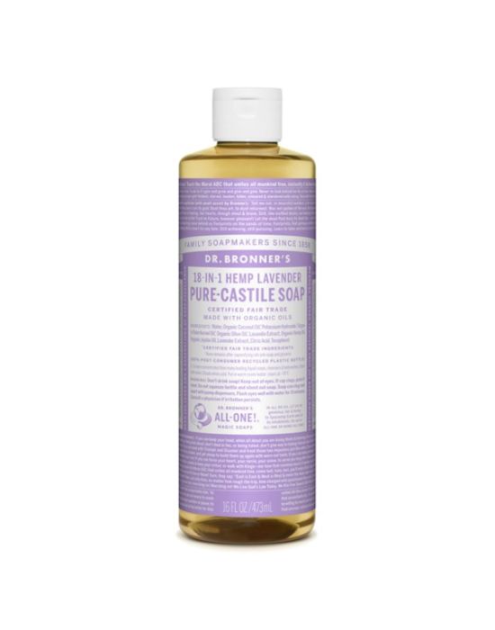 Dr Bronner's - Lavender Pure castile Liquid soap 475ml