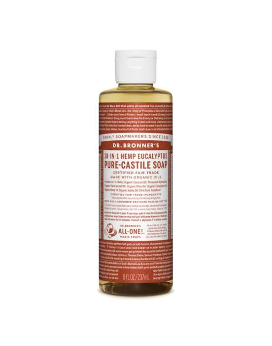 Dr Bronner's - Eucalyptus Pure castile Liquid soap 240ml