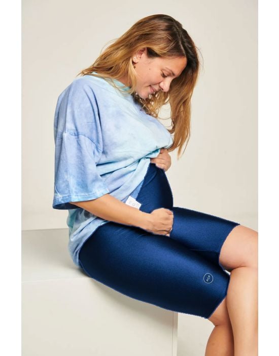 PCP Clothing Maternity Dark Blue Biker Shorts