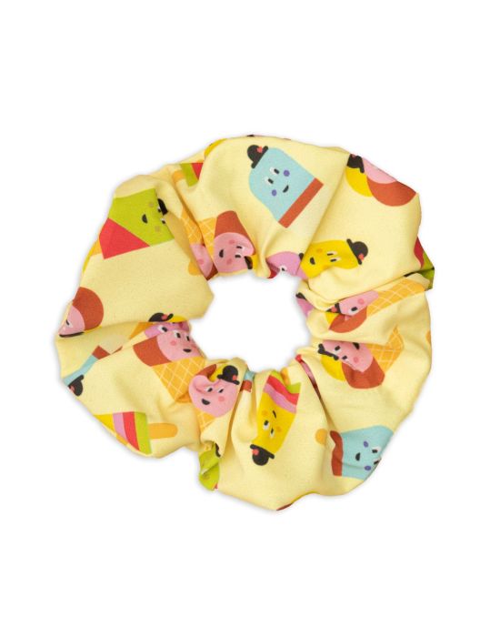 Sea Phoria Yellow Ice-Cream Kids Scrunchie