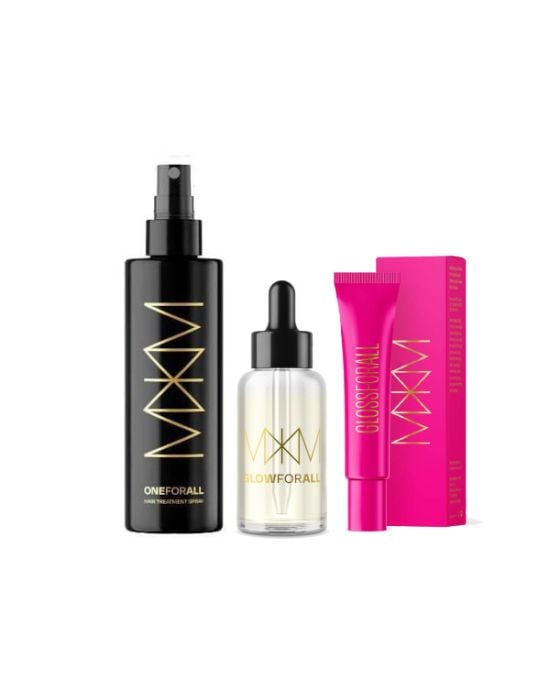 MKM For All Hair Treatment Set (One for All 150ml, Glow For All Hair & Body Oil 50ml, Gloss For All)