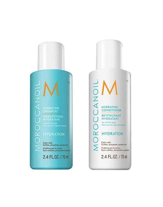 Moroccanoil Hydrating Travel Duo (Shampoo 70ml, Conditioner 70ml)