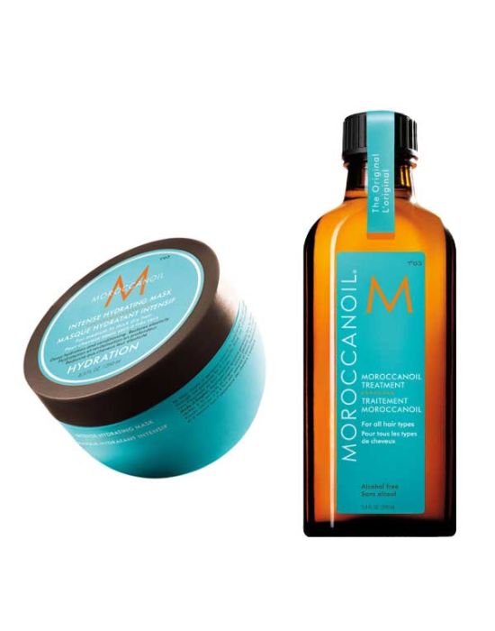 Moroccanoil Special Offer Pack2 (Intense Hydrating Mask 250ml, Oil Treatment 100ml)