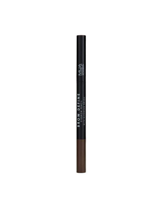 MUA Eyebrow Pencil With Blending Brush Dark Brown