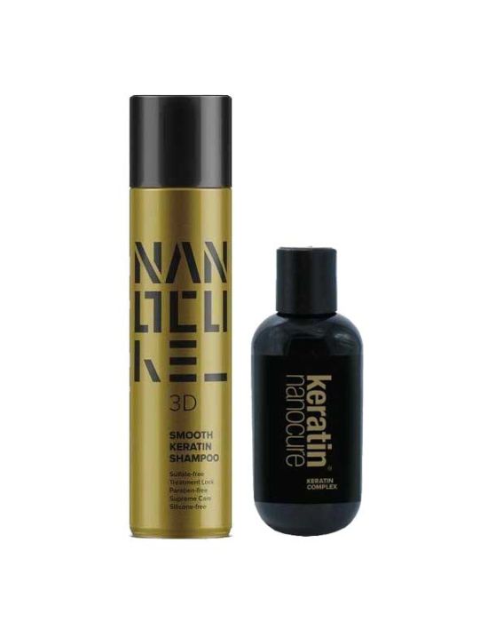 Keratin Nanocure® 3D Smooth Set (Treatment 150ml, Shampoo 500 ml)