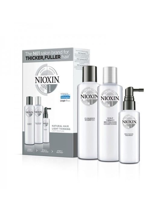 Nioxin Kit Σύστημα 1 (Σαμπουάν 150ml, Conditioner 150ml, Θεραπεία 50ml)
