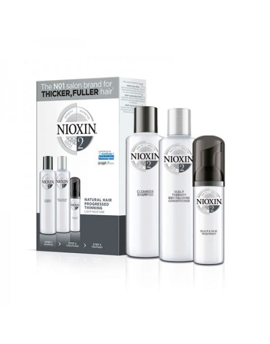 Nioxin Kit Σύστημα 2 (Σαμπουάν 150ml, Conditioner 150ml, Θεραπεία 40ml)