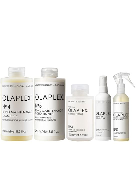 Olaplex Treatment Set (Νο. 0 Hair Treatment 155ml, Shampoo No.4 250ml, Conditioner No.5 250ml, No.3 100ml, Blow Dry Mist 150ml)