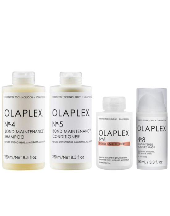 Olaplex Restore Kit (No4 250ml, No5 250ml, No6 100ml, No8 100ml)